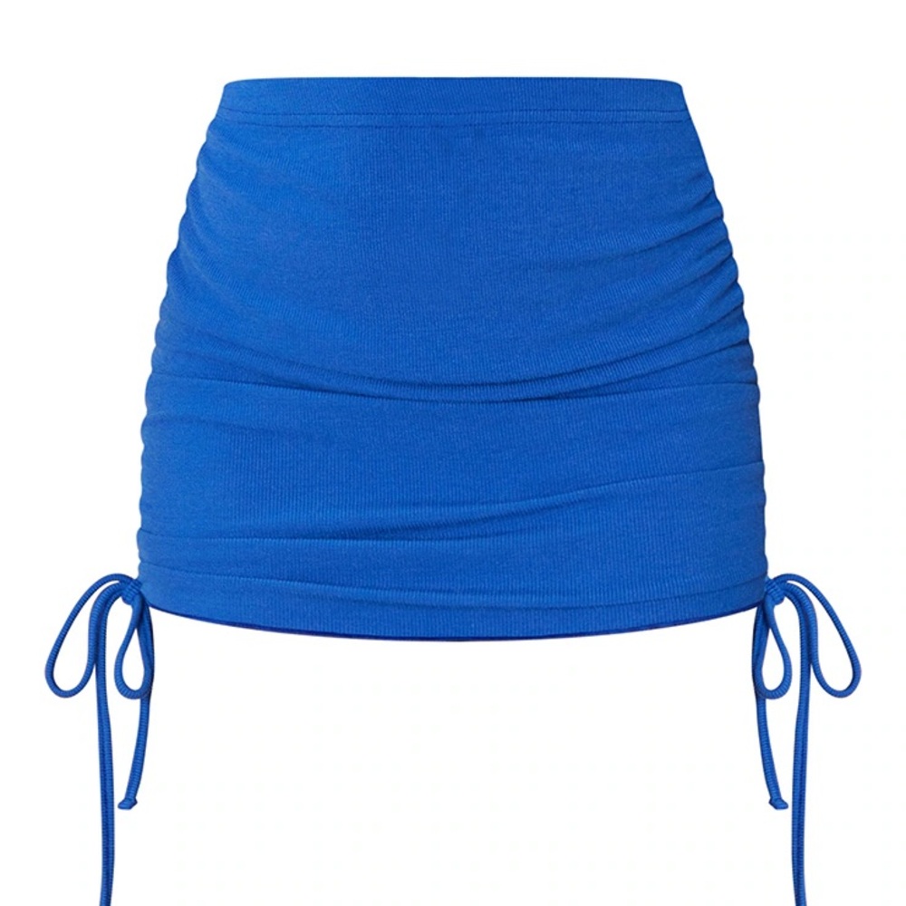 Vibrant Blue Pencil Skirt